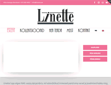 Tablet Screenshot of linette.ee